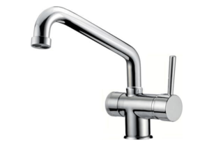 Grifo 3 vías cocina caño bajo